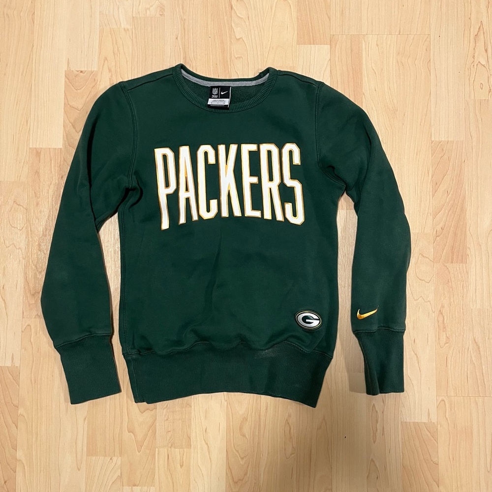 Women’s Nike Green Bay Packers crew sweatshirt size small